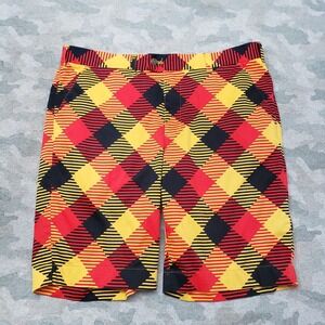 Loud Mouth Shorts Mens 38‎ Yellow Pockets Golf